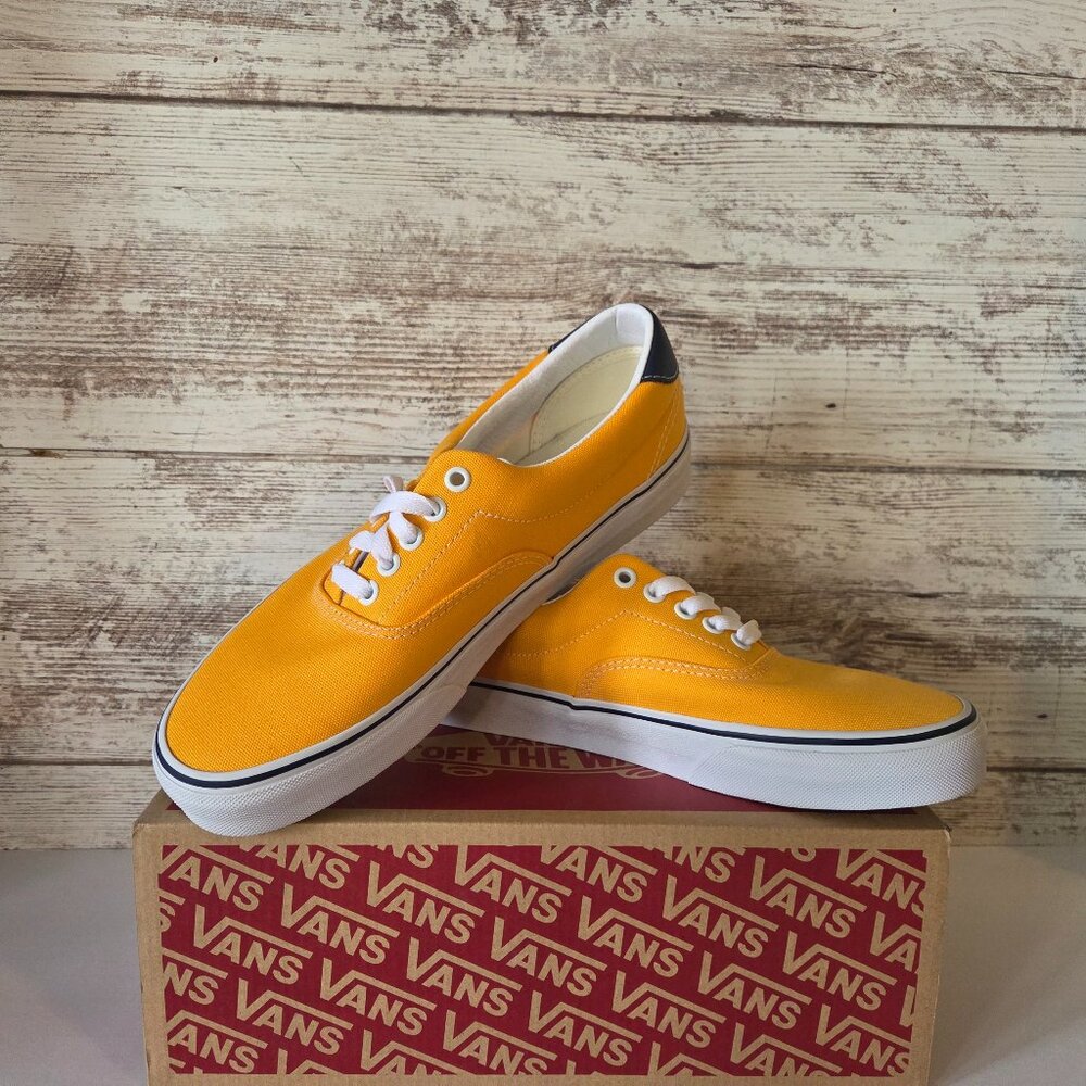 🌻 Vans Authentic Yellow Canvas Low-Top Sneakers | Never Worn w/ Box